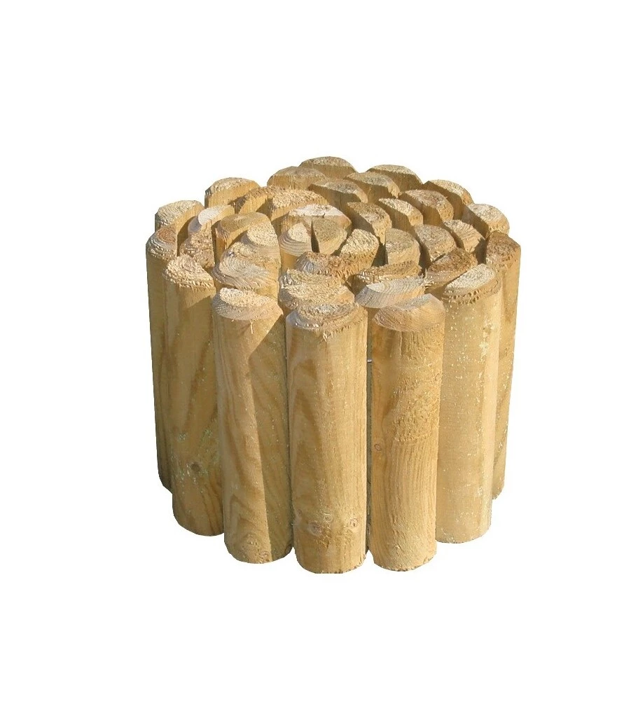BORDATURA DA GIARDINO IN LEGNO DI PINO PER AIUOLE 200X5X20 CM